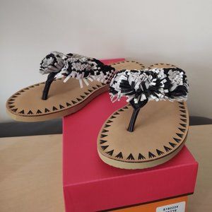 Kate Spade Floral Thong slides New